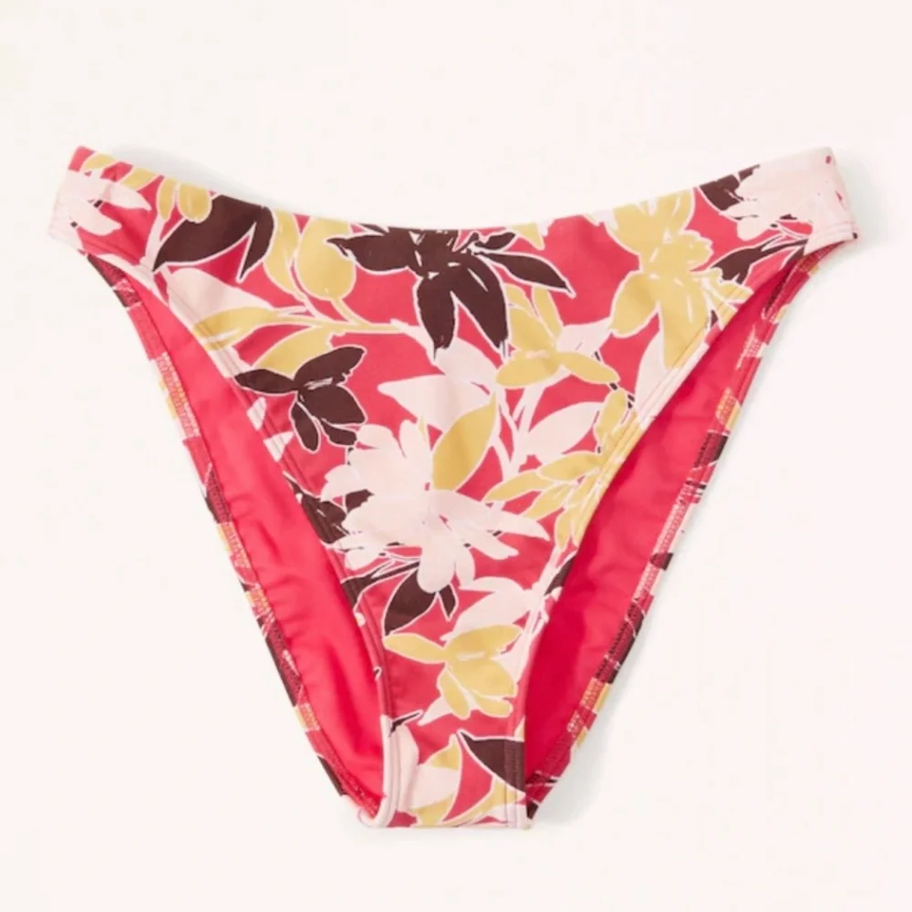 Floral Underwire Bikini Set in Pink and Yellow